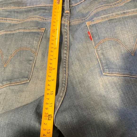 #492 “Levi’s” Embroidered Blue Jeans - Picture 11 of 13